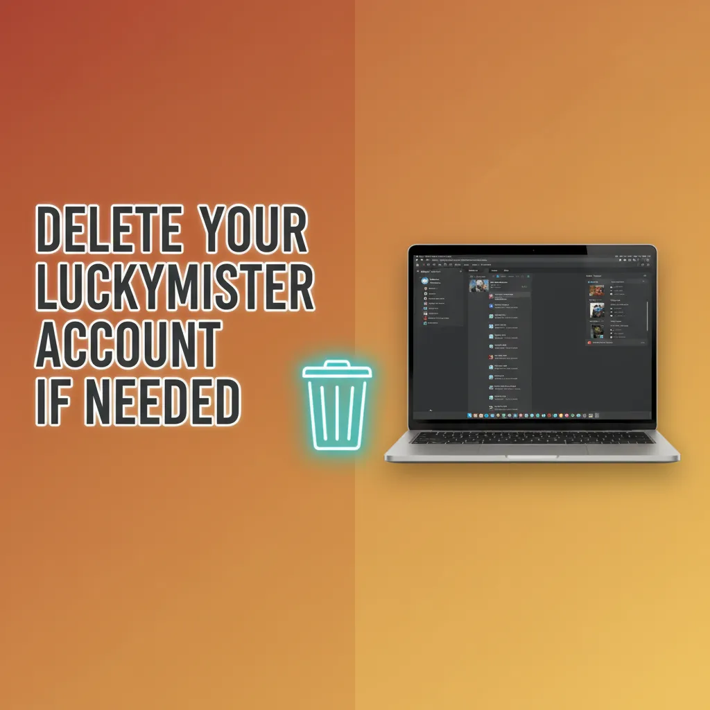 LuckyMister account closure steps: sign in, choose cool-off/self-exclusion/permanent, confirm, receive confirmation.