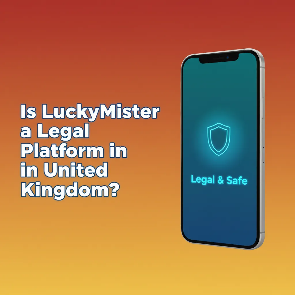 Screenshot of LuckyMister footer showing GB remote gambling licence, privacy policy, T&Cs, and responsible gambling tools.