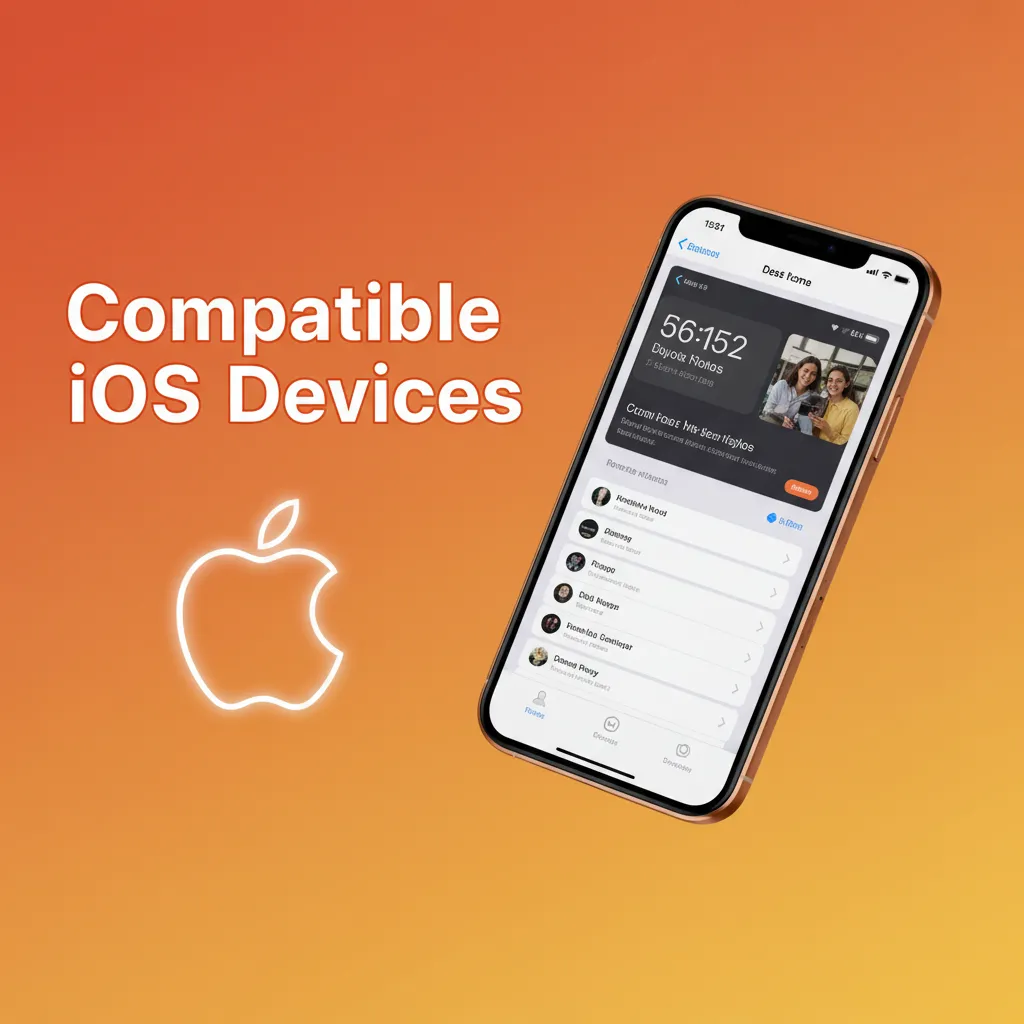 Compatible iOS devices: iPhone X–15 series (incl. mini/Pro/Max) and iPads on iPadOS 12+.