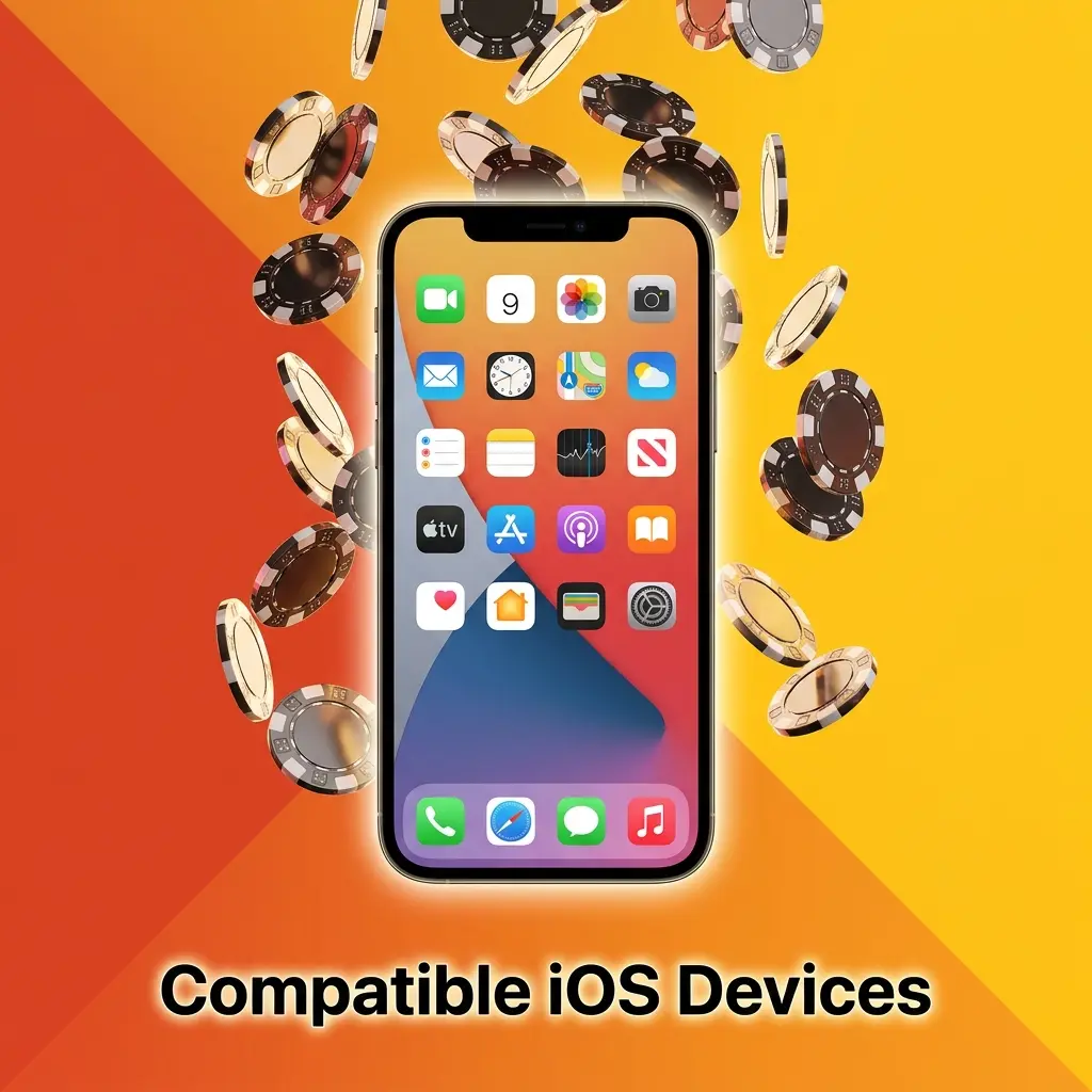 Compatible iOS devices for LuckyMister app, including recent iPhones and iPads running iOS 14 or later