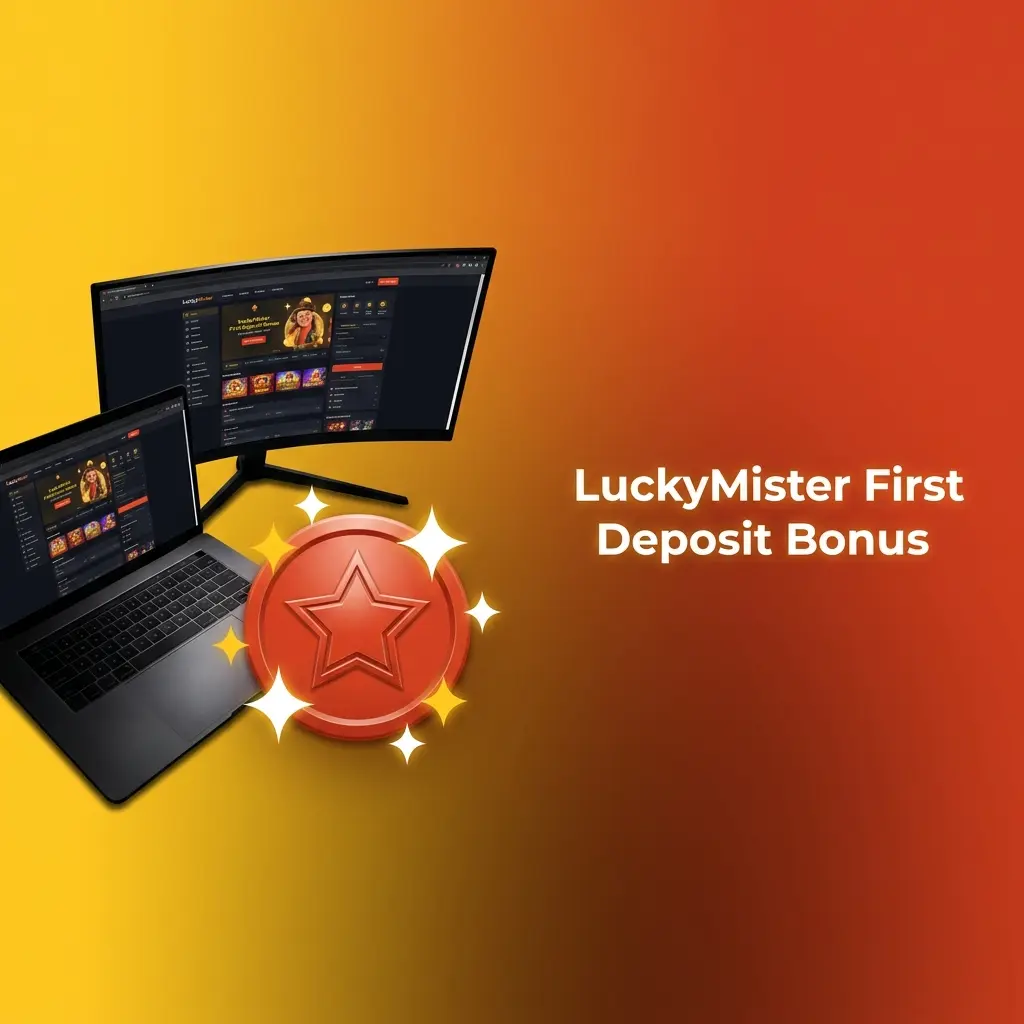 LuckyMister first deposit casino bonus tiers with up to 250% and 250 Big Bass free spins, 35x wagering
