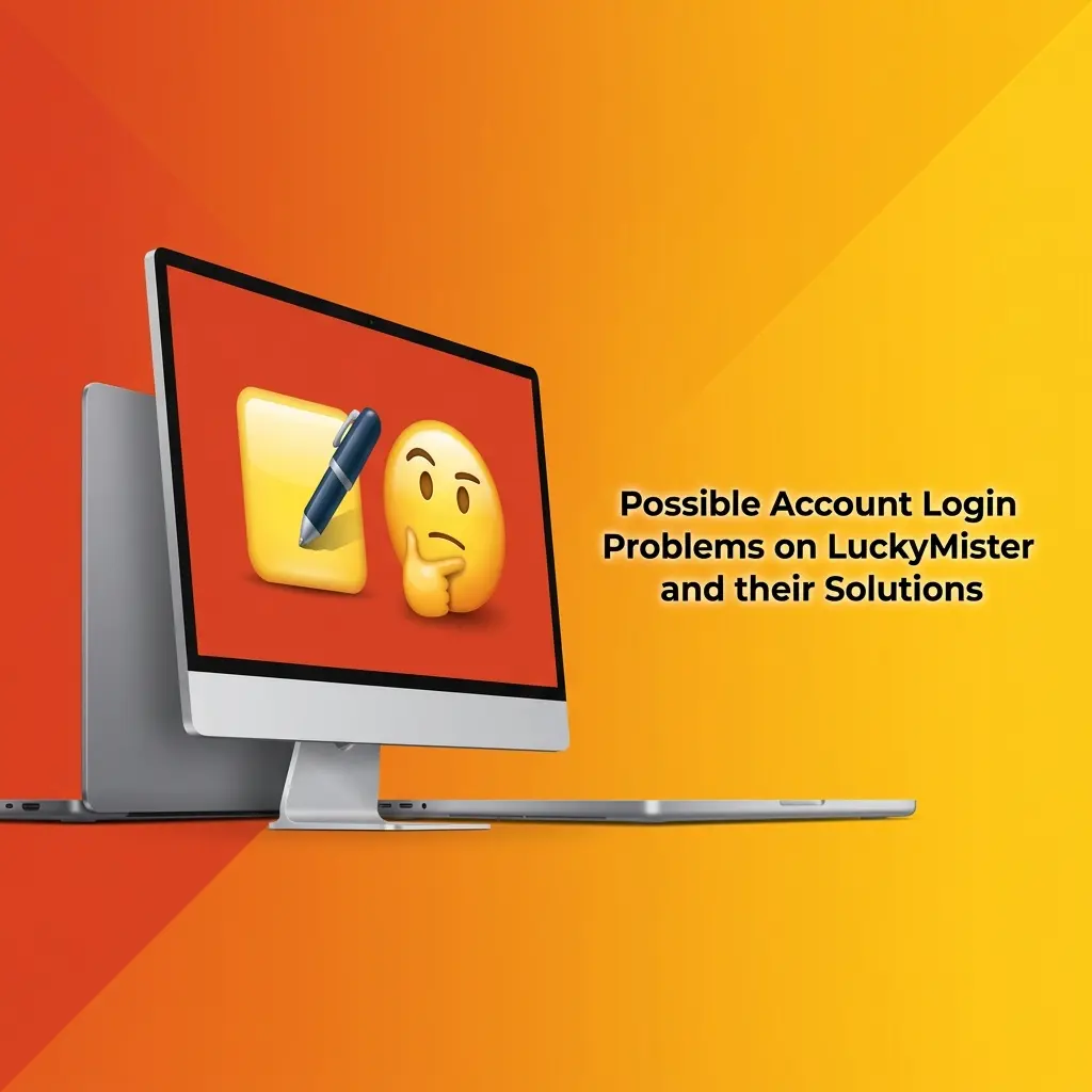 LuckyMister login problems table with fixes for passwords, verification, expired sessions and browser errors