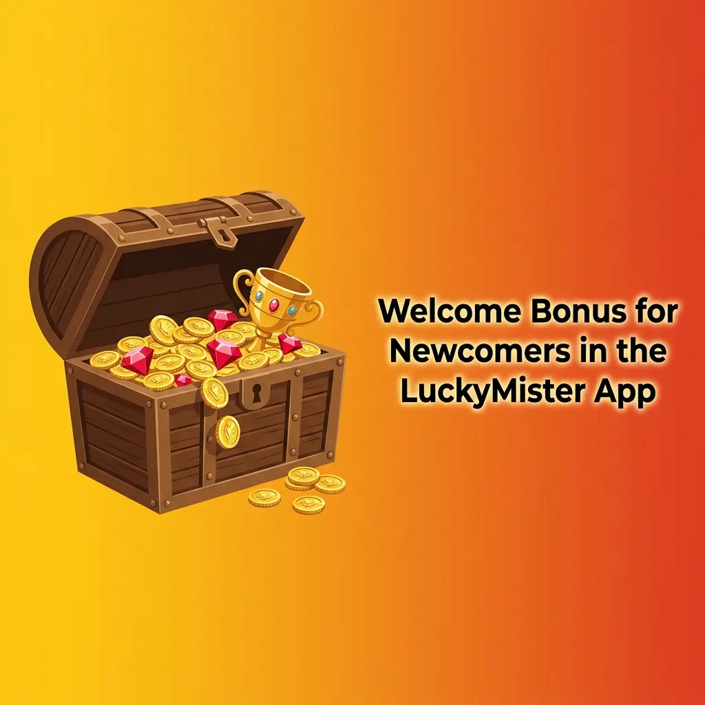 LuckyMister app welcome casino bonus offering up to €5,000 and 500 free spins for new users